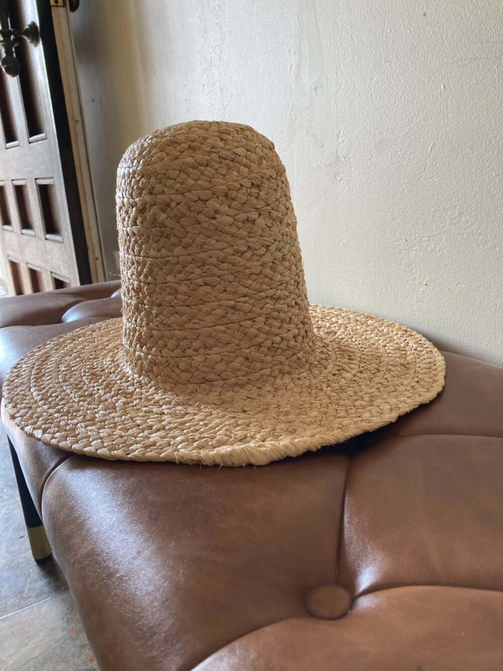 Pascua tall crown raffia hat by Pardo Hats - Picture 2 of 11